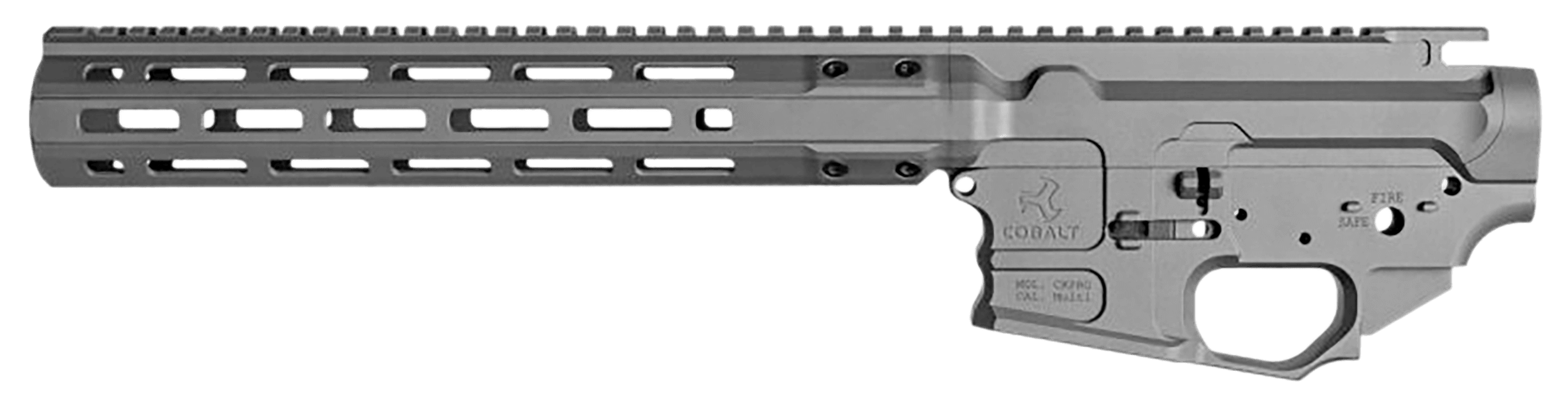 Cobalt Kinetics CKPROURG16SBLK CK-Pro Urg Aluminum Black Cerakote Receiver