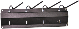 Berry's 52672 Gun Safe Pistol Rack Black Holds 4 Pistols