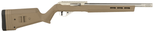 True Precision Inc TP1022FDE3SS TP/22  22 LR 16" Match Grade Barrel  Clear Coat Silver Anodized  Aluminum Receiver w/Picatinny Rail  M-LOK Forend  Flat Dark Earth Magpul Hunter X-22 Polymer Stock