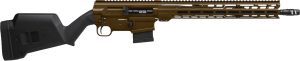 CMMG 55A520BMB Dissent BR4 5.56x45mm 10+1 16.10" Black Nitride Threaded Barrel  Midnight Bronze Cerakote Aluminum Receiver w/Picatinny Rail  M-LOK Handguard  Magpul Fixed Black Polymer Stock
