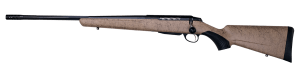 Tikka JRTXRT47124 T3x Roughtech 7mm PRC 3+1 24.30" Black Fluted Threaded Barrel Black Steel Drilled & Tapped Receiver Tan Roughtech Synthetic Stock Left Hand
