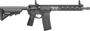 Springfield Armory STV9115556BV2B5 SAINT Victor V2 SBR 308 Win 30+1 30 Black Melonite Barrel Black Hardcoat Anodize Aluminum Receiver w/Picatinny Rail M-LOK Handguard BCMGunfighter Mod 0 Black Polymer Stock & BCMGunfighter Mod 3 Grip