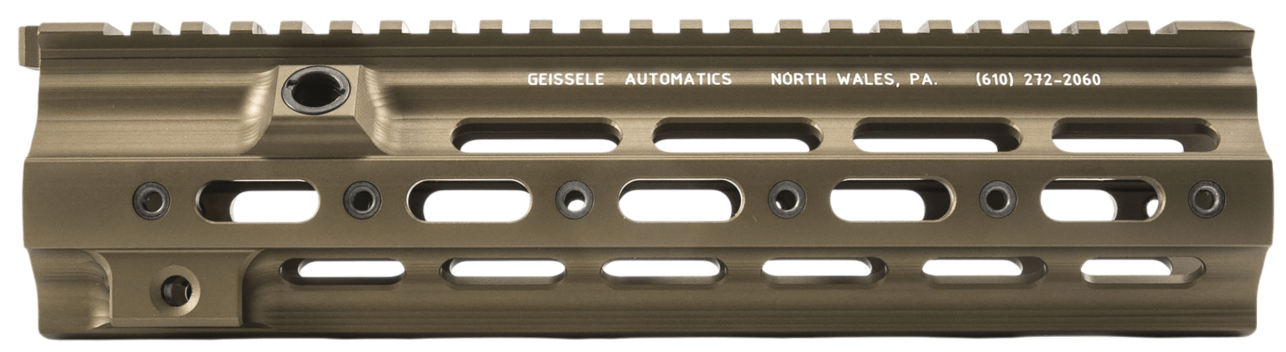 Geissele Automatics 05190S Super Modular Rail HK DDC Aluminum 10.50" Long
