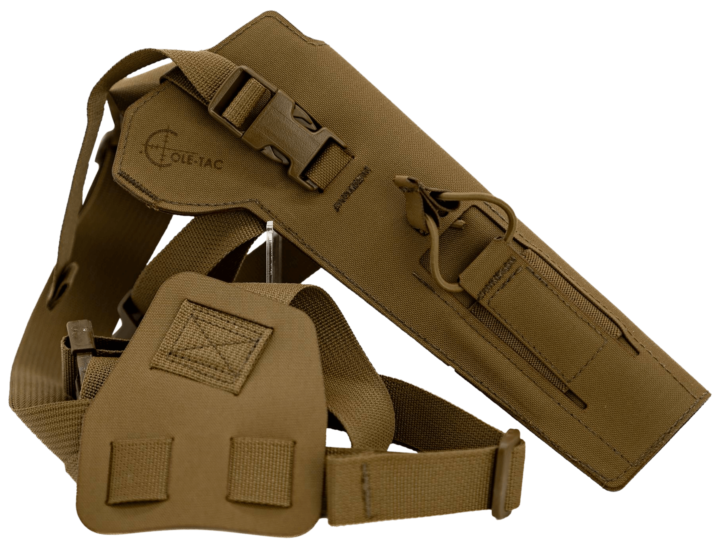 Cole-tac VW102 Varmint Wrangler Pistol Holder Coyote Brown Right Hand