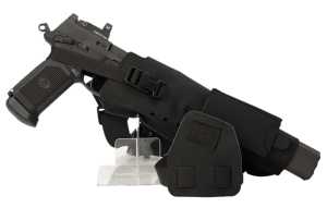 Cole-tac VWX101 Varmint Wrangler XL Pistol Holder Chest Black Right Hand