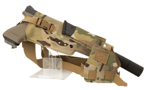 Cole-tac VWX107 Varmint Wrangler XL Pistol Holder Chest Multi-Cam Right Hand