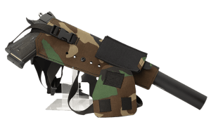 Cole-tac VWX112 Varmint Wrangler XL Pistol Holder Chest M81 Woodland Left Hand