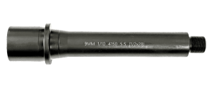 Lead & Steel Llc LS9MM5.5-28 AR9  9mm Straight Profile Black Nitride Chrome Moly Vanadium