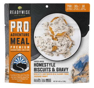 Wise Foods RW05403 Pro Meal Biscuits and Gravy 2 Servings 6 Per Case