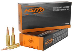 HSM 22ARC1N Varmint 22ARC 75gr Hollow Point Boat Tail 20 Per Box/25 Case