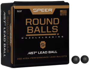 Speer 5137 Lead Balls 45 Cal Lead Ball .457 Dia 143 gr 100rd Box/ 5 Case