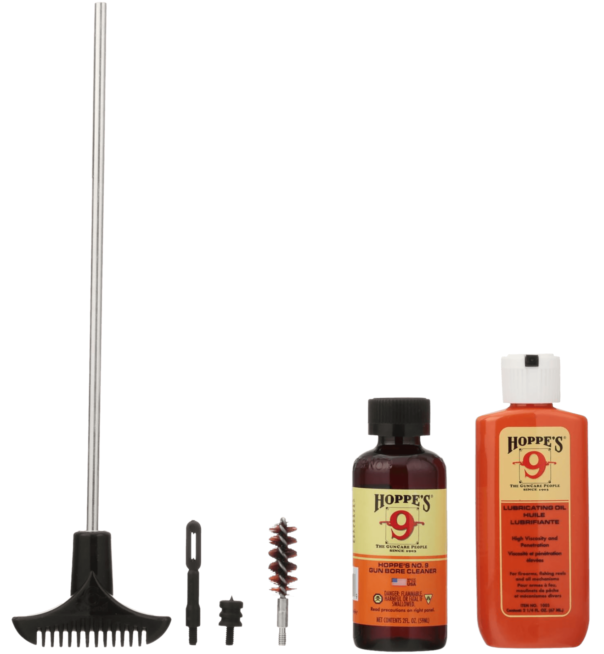 Hoppe's PCO45B Pistol Cleaning Kit 44 / 45 Cal (Clam Pack)