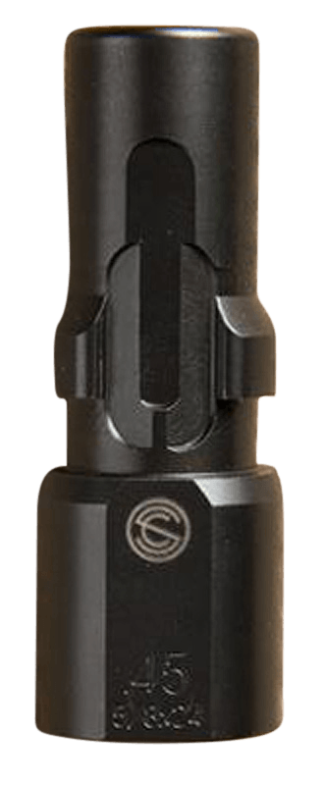 SilencerCo AC2603 3-Lug Muzzle Device 45 ACP 5/8"-24 Threads Black