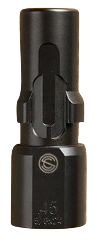 SilencerCo AC2603 3-Lug Muzzle Device 45 ACP 5/8"-24 Threads Black
