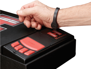 Hornady 98166 Rapid Safe RFID Wrist Band Black Rubber