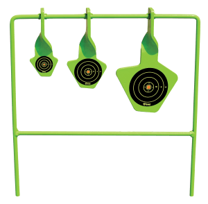 SME SMEST22 Spinning Target  Rimfire Pistol/Rifle Steel Black/Green Bullseye Illustration Impact Enhancement Motion