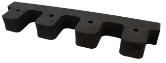 SME SMEMGR Magnet Gun Rest Black High Density Foam Holds Guns Or Fishing Poles