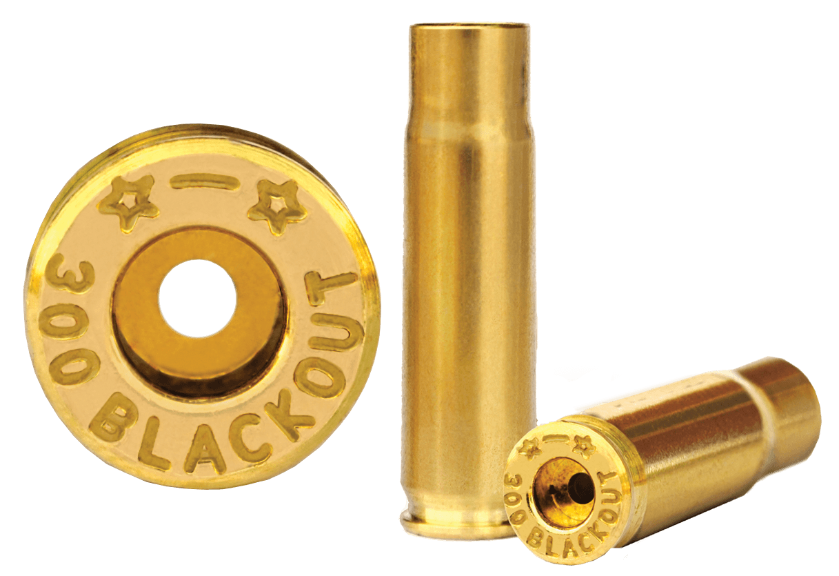 Starline Brass 300BLKEUP100 Unprimed Cases 300 Blackout Rifle Brass 100 Per Bag