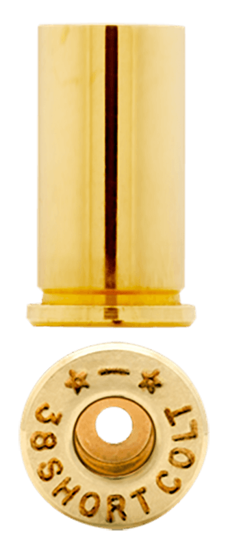 Starline Brass 38SCEUP100 Unprimed Cases 38 Short Colt Handgun Brass 100 Per Bag