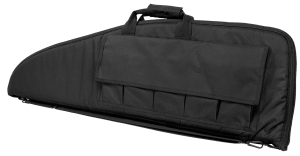 NcStar CV290740 VISM Rifle Case Black PVC Nylon w/ Foam Padding Double Zippers Carry Handle & ID Holder