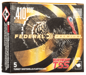 Federal PTSS419F9 Premium Turkey Heavyweight TSS 410Gauge 3" 13/16oz 9Shot 5 Per Box