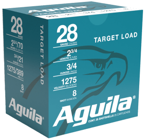 Aguila 1CHB2879 Target Load Competition 28Gauge 2.75" 3/4oz 9Shot 25rd Box