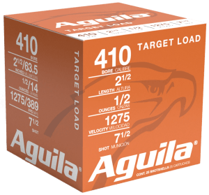 Aguila 1CHB4137 Birdshot High Velocity 410 Gauge 2.50" 1/2 oz 7.5 Shot 25rd Box