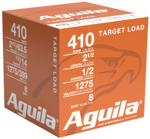 Aguila 1CHB4138 Birdshot High Velocity 410 Gauge 2.50" 1/2 oz 8 Shot 25rd Box