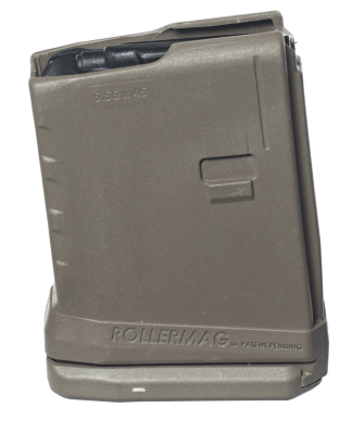ProMag RM5FDE Standard  5rd Detachable w/Roller Follower 5.56x45mm Fits AR-15 Flat Dark Earth DuPont Zytel Polymer