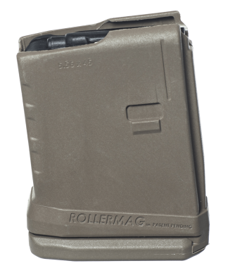 ProMag RM10FDE Standard  10rd Detachable w/Roller Follower 5.56x45mm Fits AR-15 Flat Dark Earth DuPont Zytel Polymer