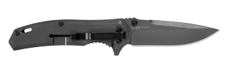 Kershaw 8310 Fringe 3" Folding Drop Point Plain Gray TiN 8Cr13MoV SS Blade Black/Gray Carbon Fiber/SS Handle Includes Pocket Clip