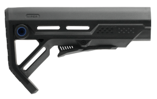 Strike STRIKEESMOD1BKBLU MOD1 Mil-Spec Black with Blue Accent Synthetic for AR-15 M16
