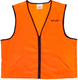 Allen 15766 Deluxe Hunting Vest Large Polyester Blaze Orange