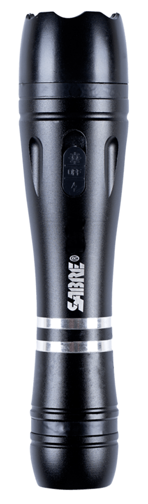 Sabre S3000SF Tactical Stun Gun w/Flashlight Black 2.51 uC Pain Rating