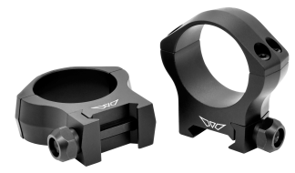 Warne 7221M Scope Rings Mountain Tech Matte Black 34mm Medium 0 MOA