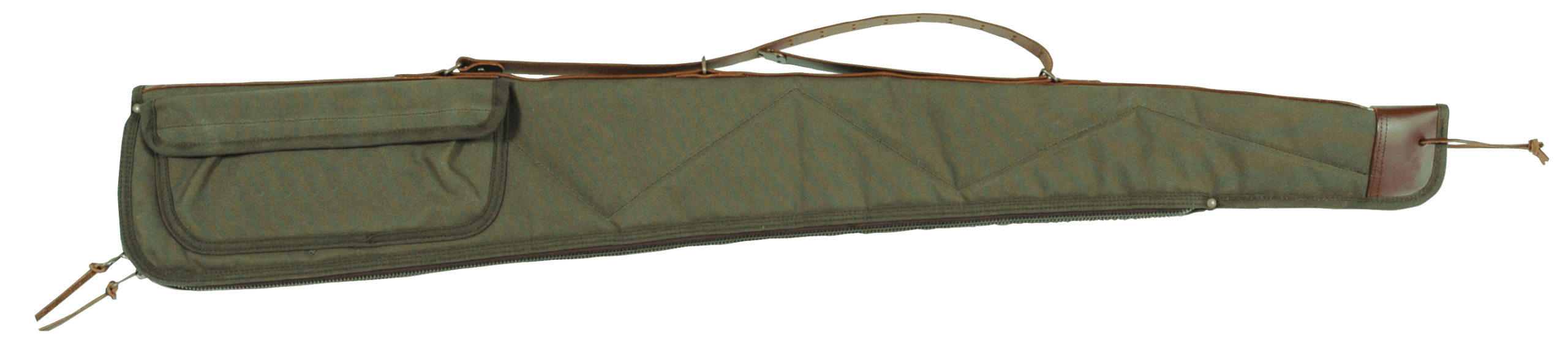 Bob Allen 14533 Canvas Shotgun Case Green Canvas 44" Long Shotgun
