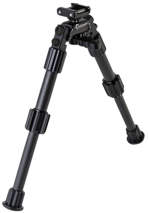 Caldwell 1082222 Accumax Premium Pic Rail Bipod 9-13" Black Carbon Fiber