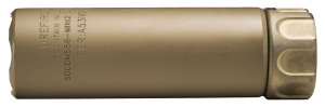SureFire SOCOM556MINI2DE SOCOM556-MINI2  5.56x45mm NATO 1.50" Diameter Dark Earth Aluminum/Stainless Steel
