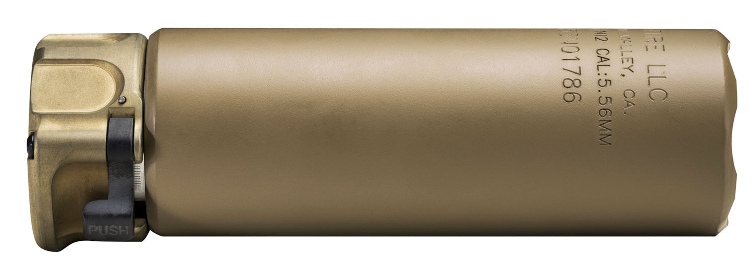 SureFire SOCOM556MINI2DE SOCOM556-MINI2 5.56x45mm NATO 1.50" Diameter Dark Earth Aluminum/Stainless Steel - Image 2