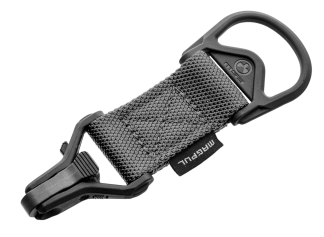 Magpul MAG516GRY MS1/MS3 Sling Adapter made of Steel with Stealth Gray Melonite Finish Polymer Hardware Nylon 1.25" Webbing & Two to One-Point Design for AR-15 M4 & M16