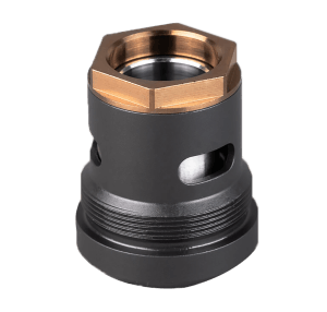 SilencerCo AC2448 3-Lug Mount  45 ACP Black Steel