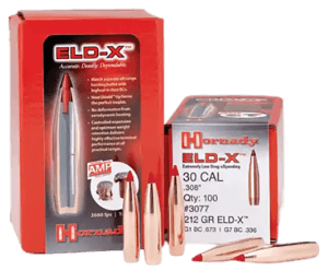 Hornady 2635 ELD-X 6.5mm .264 143 gr Extremely Low Drag eXpanding 100rd Box/ 15 Case