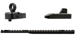 XS Sights ML10015 Marlin Optic Mounts & Ghost Ring WS Sight Sets  Black White Stripe Front  Ghost Rear for Marlin 1895