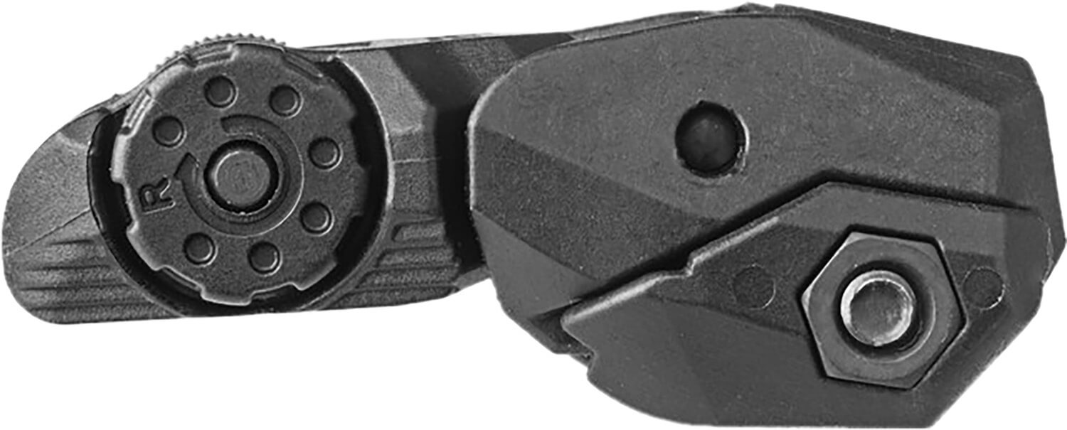 FAB Defense FXRBS Rear Back-Up Sight for AR-15/ M16/ M4 Dual Aperture Low Folded Profile Spring-Locked Deployment Black Polymer & Metal - Image 3