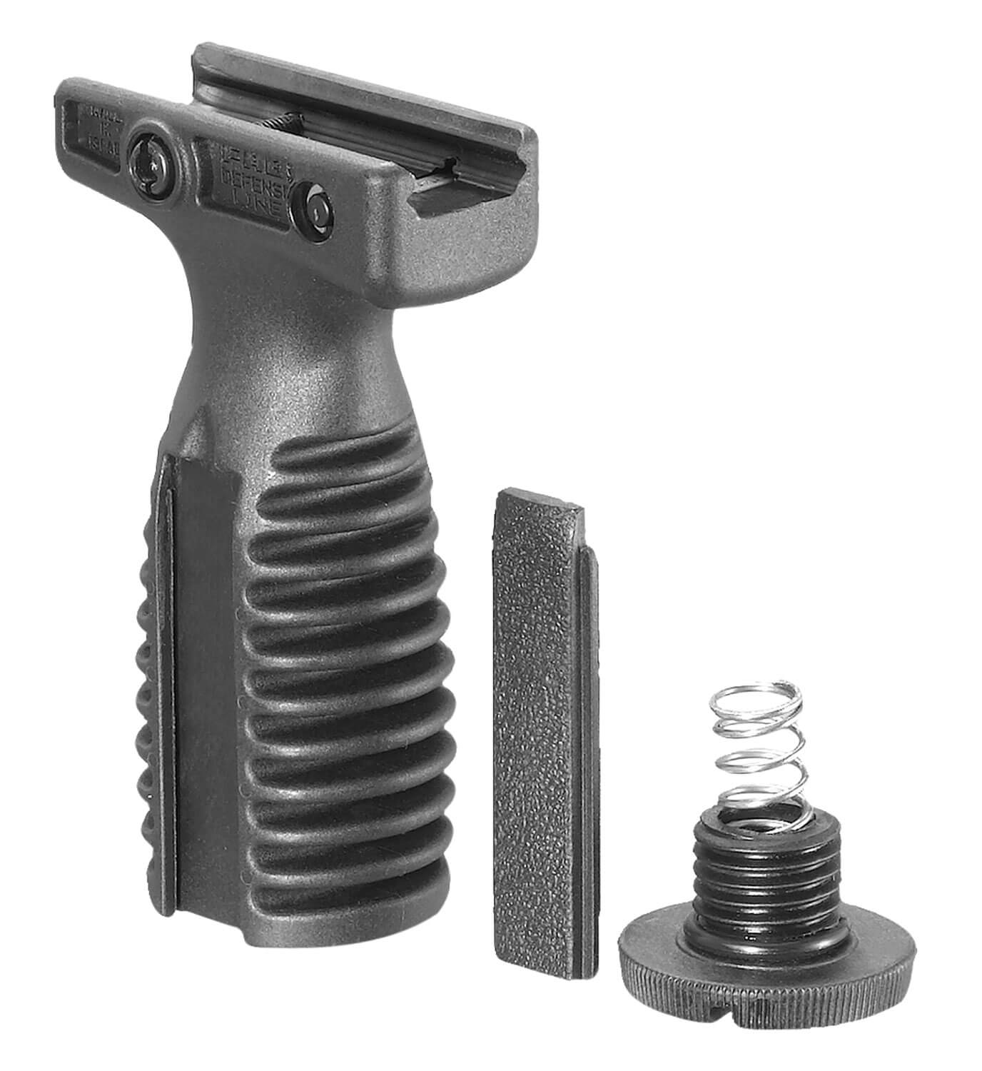 FAB Defense FXTAL4B TL-4 Tactical Vertical Foregrip Ergonomic & Ventilated w/Waterproof Anti Rattle Storage Compartment Black Fiberglass Reinforced Polymer - Image 3