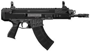 CZ-USA 91450 Bren 2 MS  5.56x45mm NATO 30+1 8.26" Black Cold Hammer Forged Barrel & Frame  Black Stippled Polymer Grips Right Hand