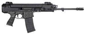 CZ-USA 91452 Bren 2 MS  5.56x45mm NATO Caliber with 14.17" Barrel  30+1 Capacity  Overall Black Finish  Carbon Fiber Receiver  Ambi Mag Release  Stippled Black Polymer Grip Right Hand