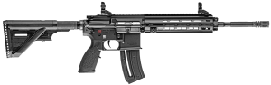 HK 81000401 HK 416  22 LR 20+1 16.10" Black Steel Threaded Barrel Aluminum w/M-LOK & Picatinny Rail Black Aluminum Receiver Black Retractable Stock Right Hand