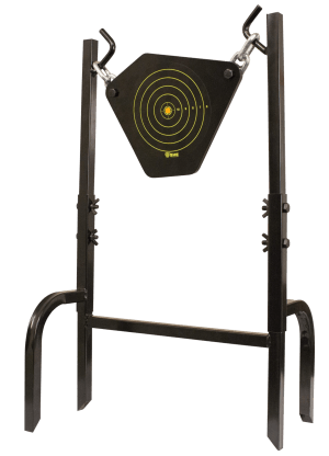 SME 95GNG Gong Heavy Duty 9.50" Handgun/Rifle Black 10MM NM500 Steel Bullseye Includes Black
