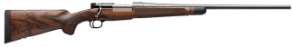 Winchester Repeating Arms 535239289 Model 70 Super Grade 6.5 Creedmoor 4+1 22" Free-Floating Barrel  Polished Blued Steel Receiver  Controlled Ejection  AAA French Walnut Stock w/Ebony Forearm Tip/Polished Steel Grip Cap & Shadowline Cheekpiece